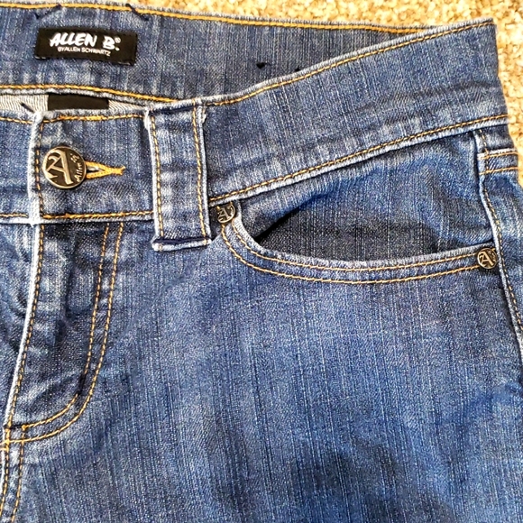 Allen B Schwartz Wide Leg Jeans Women's size 8 - Picture 5 of 8